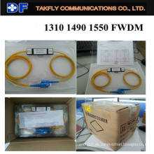 Wdm Filter 1310nm 1490nm 1550nm Fwdm